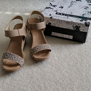 CL Nude embellished Wedges